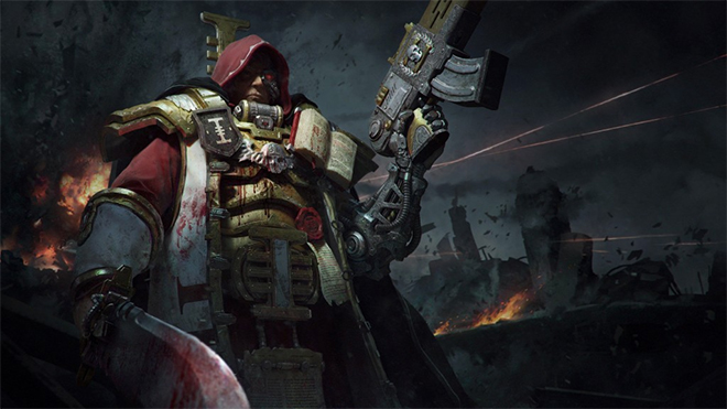 Инквизитор: обложка для книги Warhammer 40K;